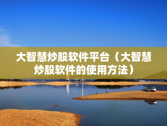 大智慧炒股软件平台（大智慧炒股软件的使用方法）