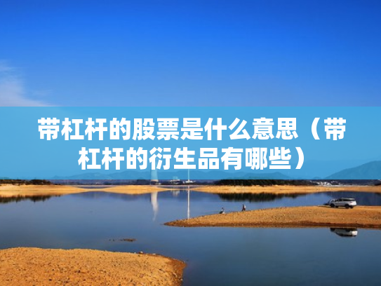 带杠杆的股票是什么意思（带杠杆的衍生品有哪些）