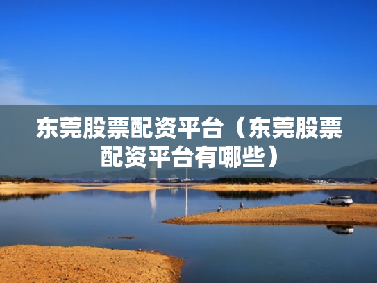 东莞股票配资平台（东莞股票配资平台有哪些）
