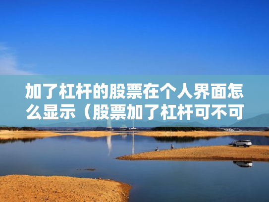 加了杠杆的股票在个人界面怎么显示（股票加了杠杆可不可以随时卖）