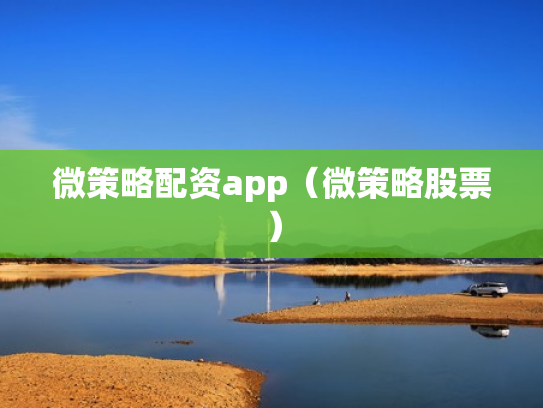 微策略配资app（微策略股票）