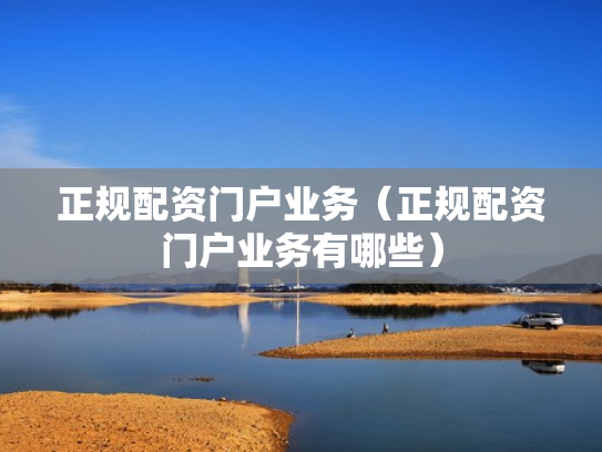 正规配资门户业务（正规配资门户业务有哪些）